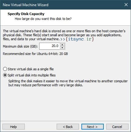 ubuntu.on .vmware.itsync.ir 6 - آموزش نصب لینوکس Ubuntu در VMware