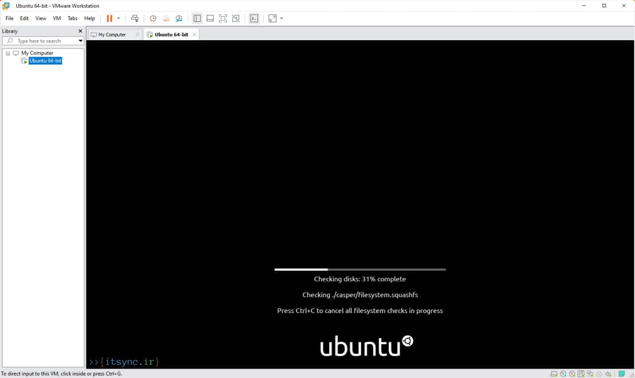 ubuntu.on .vmware.itsync.ir 9 - آموزش نصب لینوکس Ubuntu در VMware